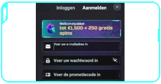 Need for Slots Casino registratie banner